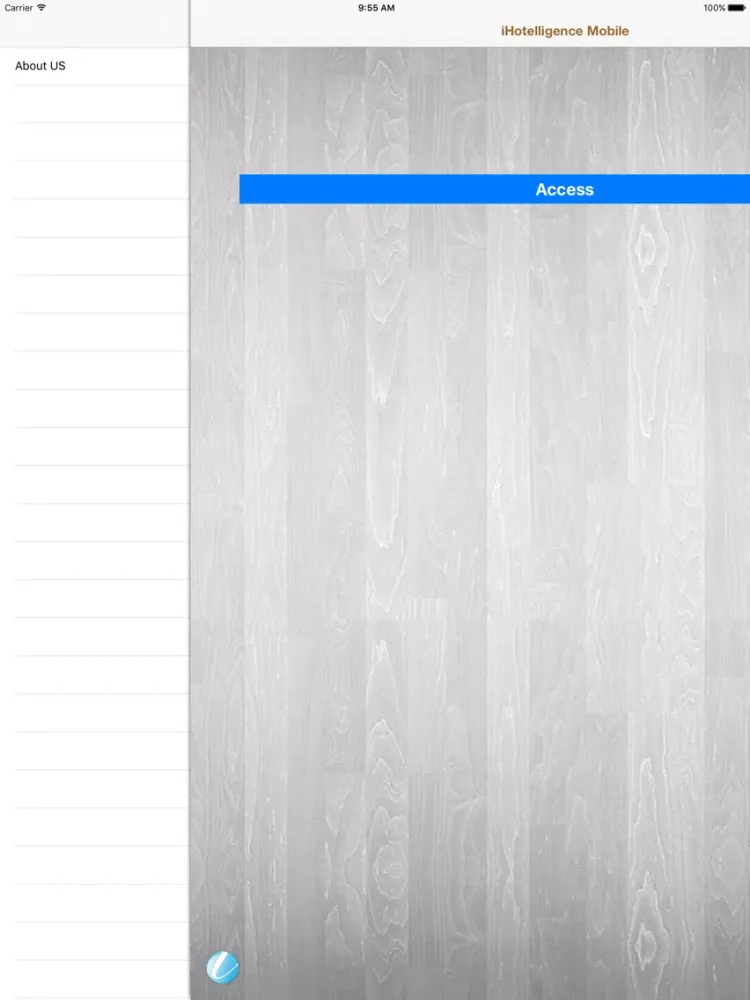Tangkapan layar iHotelligence HouseKeeping iPad 