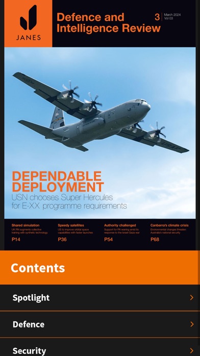 Captures d'écran de Janes Magazines