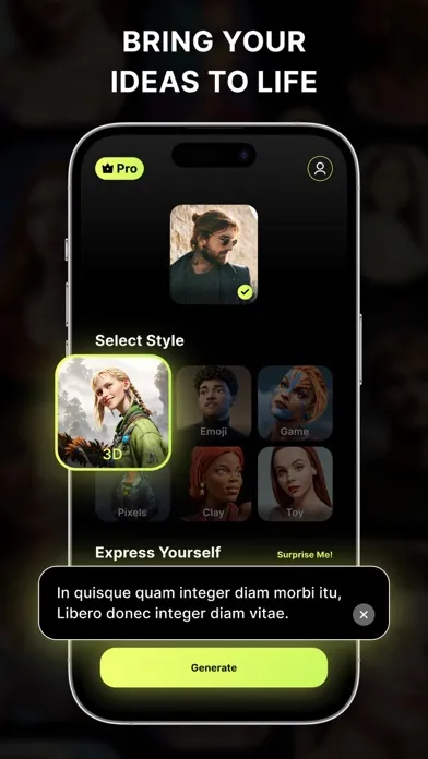 Create Cartoon Avatars AvatarX Ekran Görüntüleri