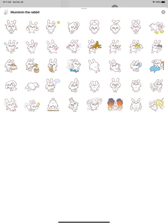 Скриншоты Mumimin the rabbit iPad 