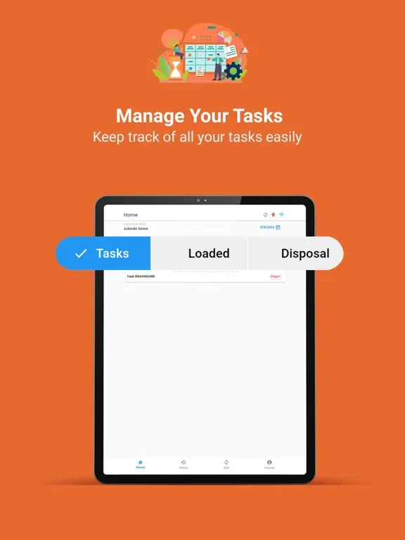 Ảnh chụp màn hình của Waste Tracker iPad 