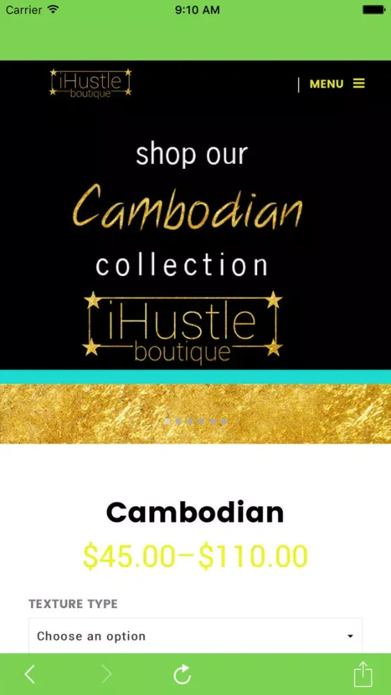 ภาพหน้าจอของ iHustle Boutique