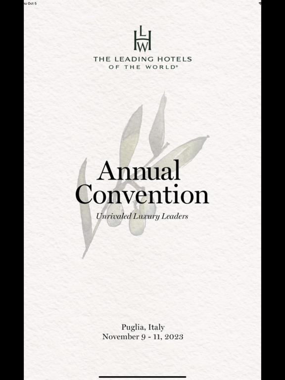 Tangkapan skrin LHW Annual Convention iPad 