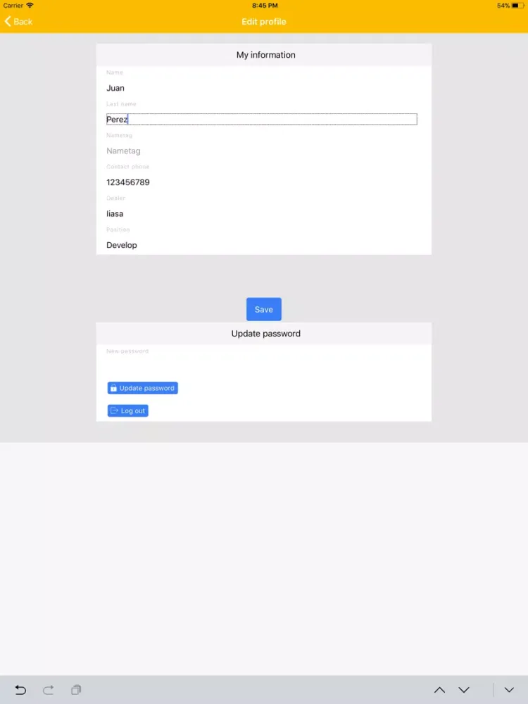 PACDA iPad  স্ক্রিনশট