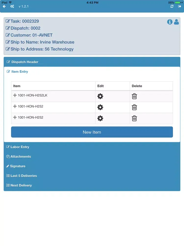 Zrzuty ekranu SMP Mobile Maestro iPad 