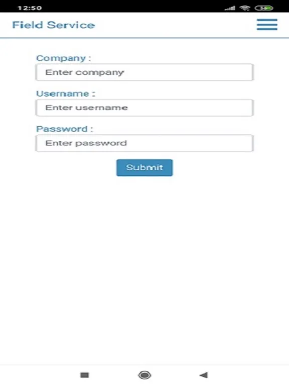 Capturas de pantalla de Sage100 Field Service iPad 