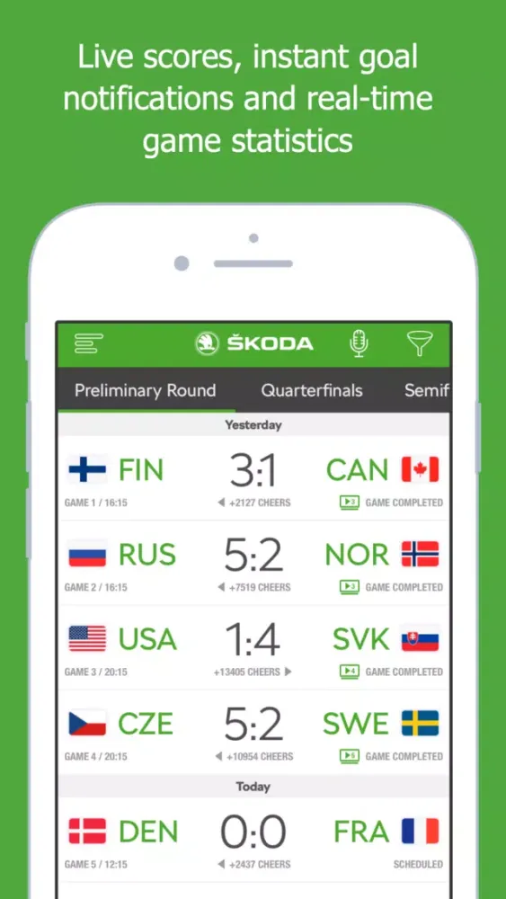 2019 IIHF powered by ŠKODA应用截图
