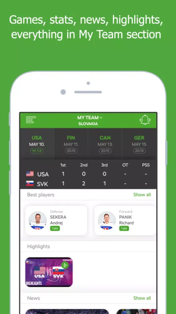 2019 IIHF powered by ŠKODA应用截图