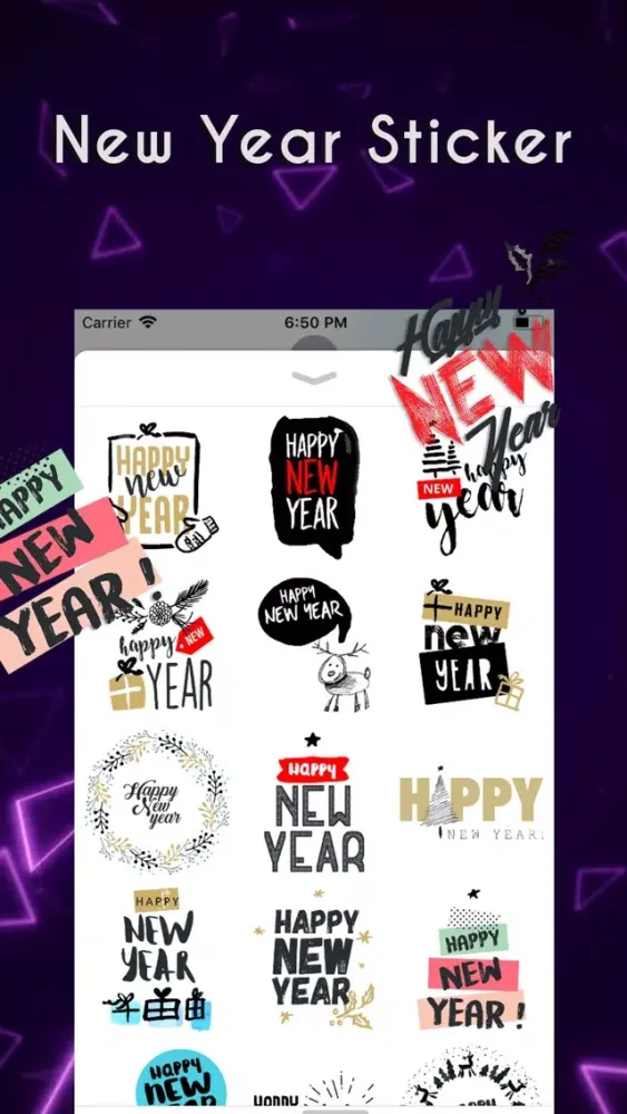 Скриншоты Happyy New Year Sticker