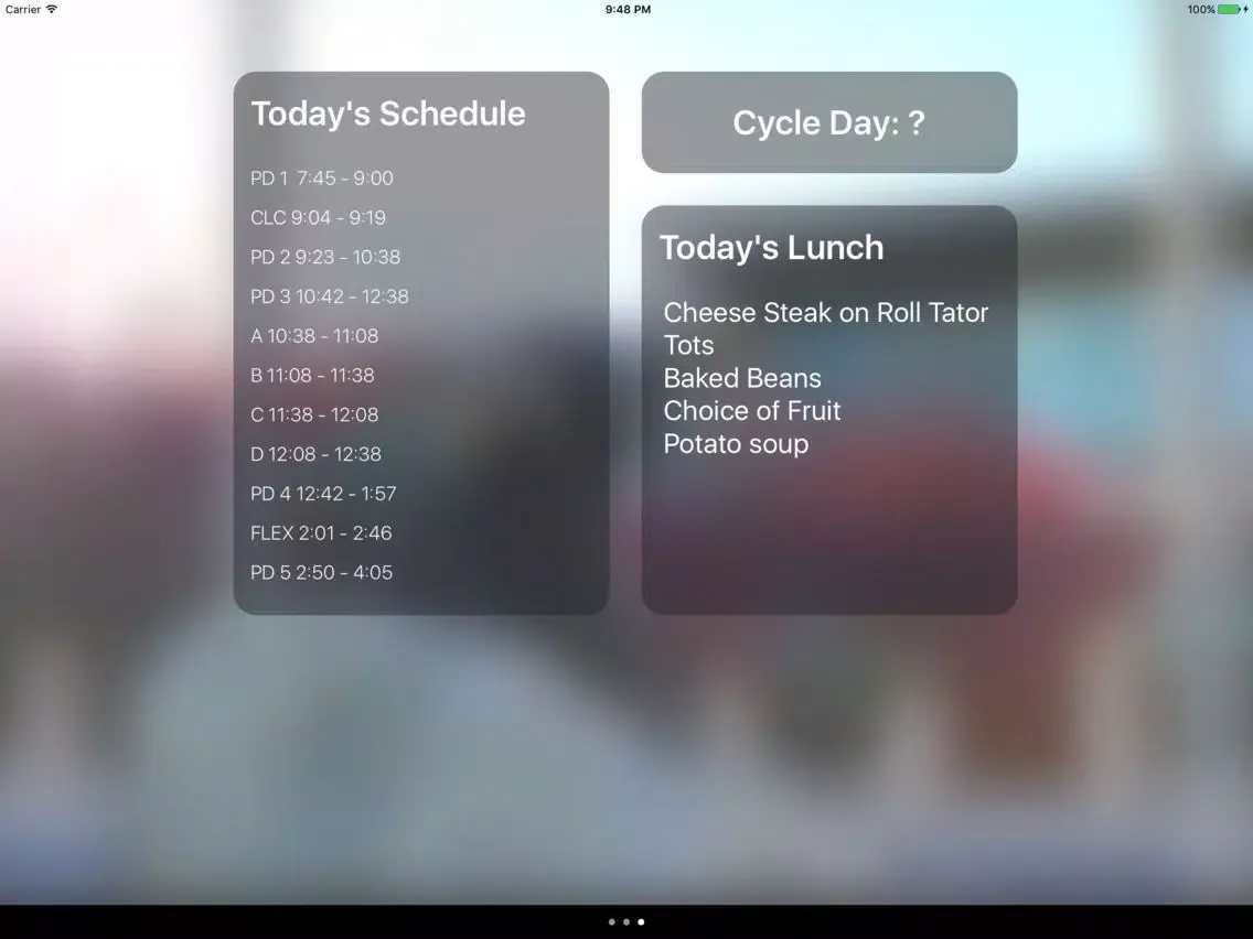 Central York High School iPad  Screenshots