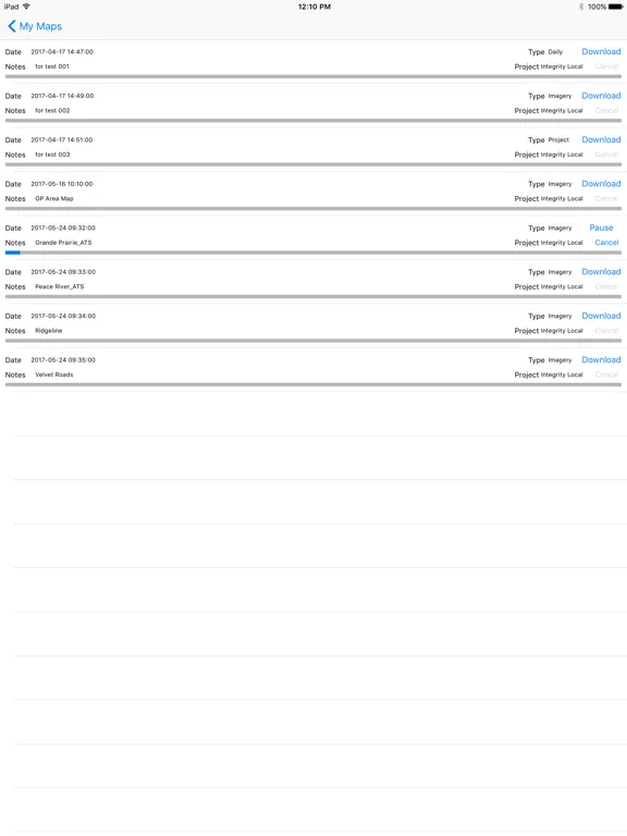Capturas de pantalla de Summit Geo iPad 