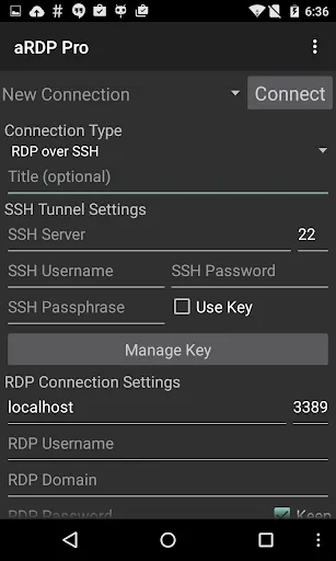 aRDP Pro: Secure RDP Client 스크린샷