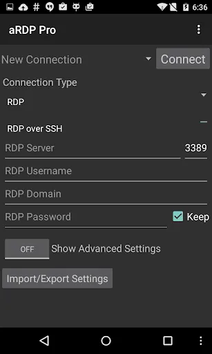 aRDP Pro: Secure RDP Client 스크린샷