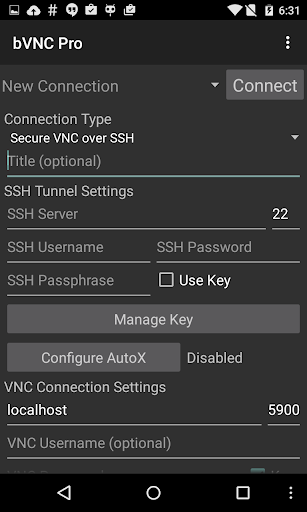 bVNC: Secure VNC Viewer Screenshots2