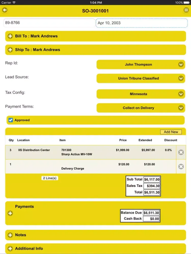 Iridium Express iPad  Screenshots