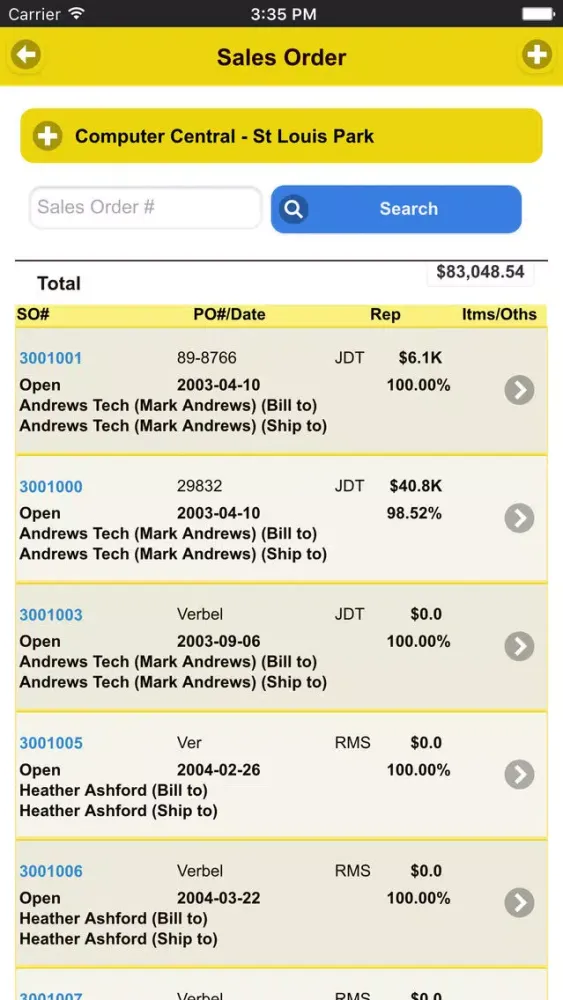 Iridium Express Screenshots