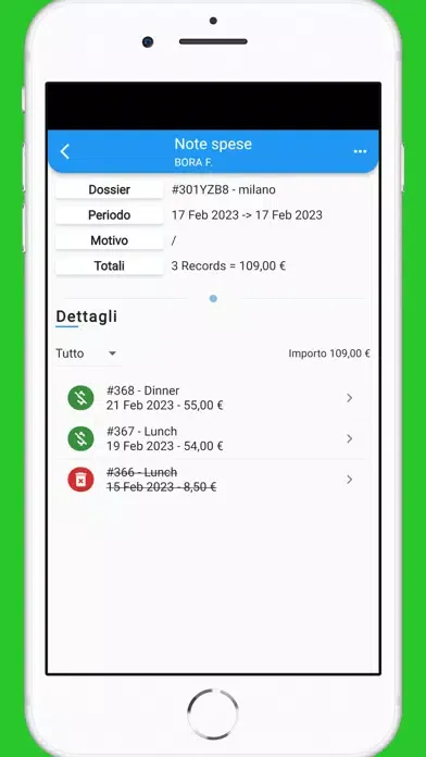 Capturas de pantalla de Nota Spese TravelPlus