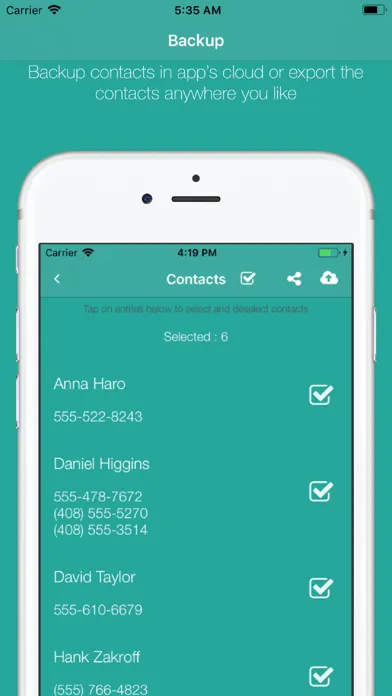 Sync - Backup & Merge Contacts Ekran Görüntüleri