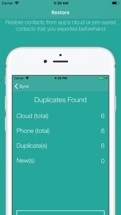 Sync - Backup & Merge Contacts Ekran Görüntüleri