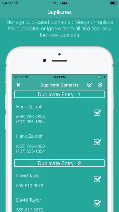 Sync - Backup & Merge Contacts Ekran Görüntüleri