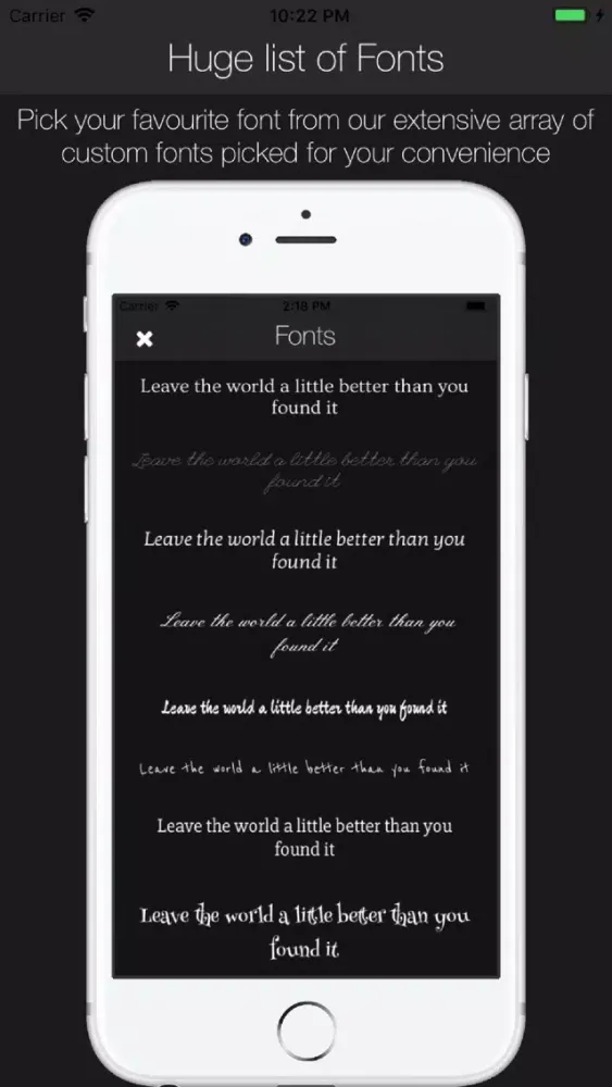 Capturas de tela do Parrot - Motivational Quote