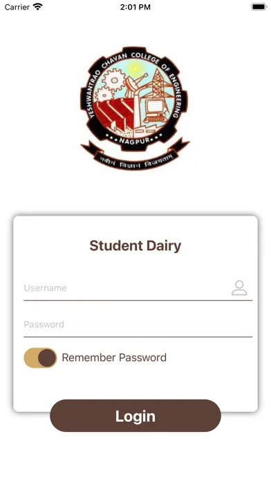 Screenshot di YCCE Student Diary