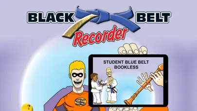 Capturas de tela do BB Recorder Blue Belt App
