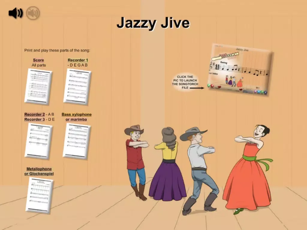 Susie and Phil's Take Orff with Recorder iPad  Screenshots