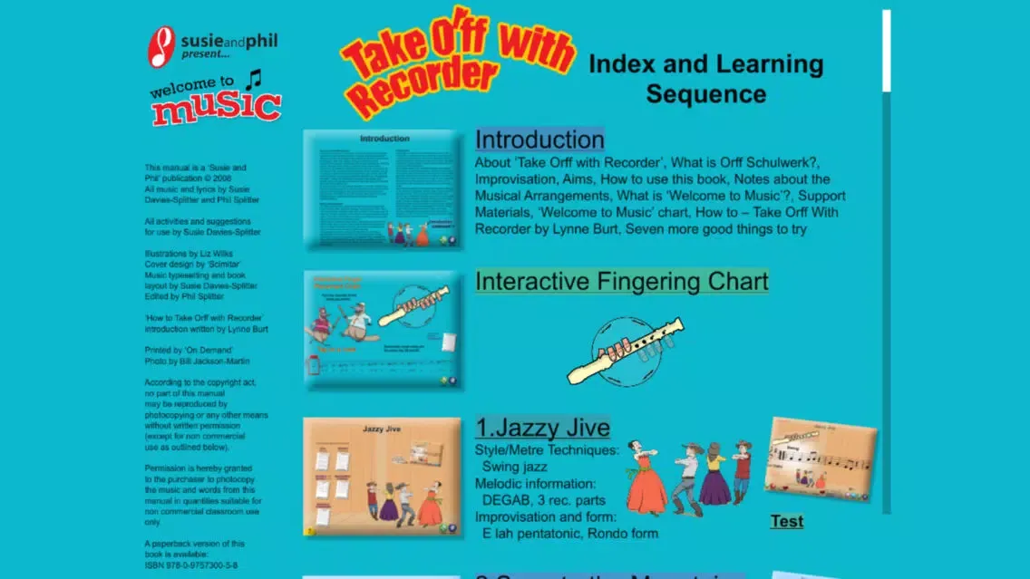 Susie and Phil's Take Orff with Recorder Screenshots