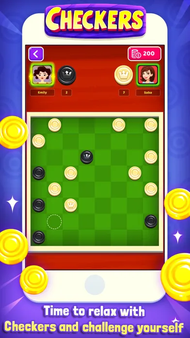 Captures d'écran de Checkers: Fun Board Game