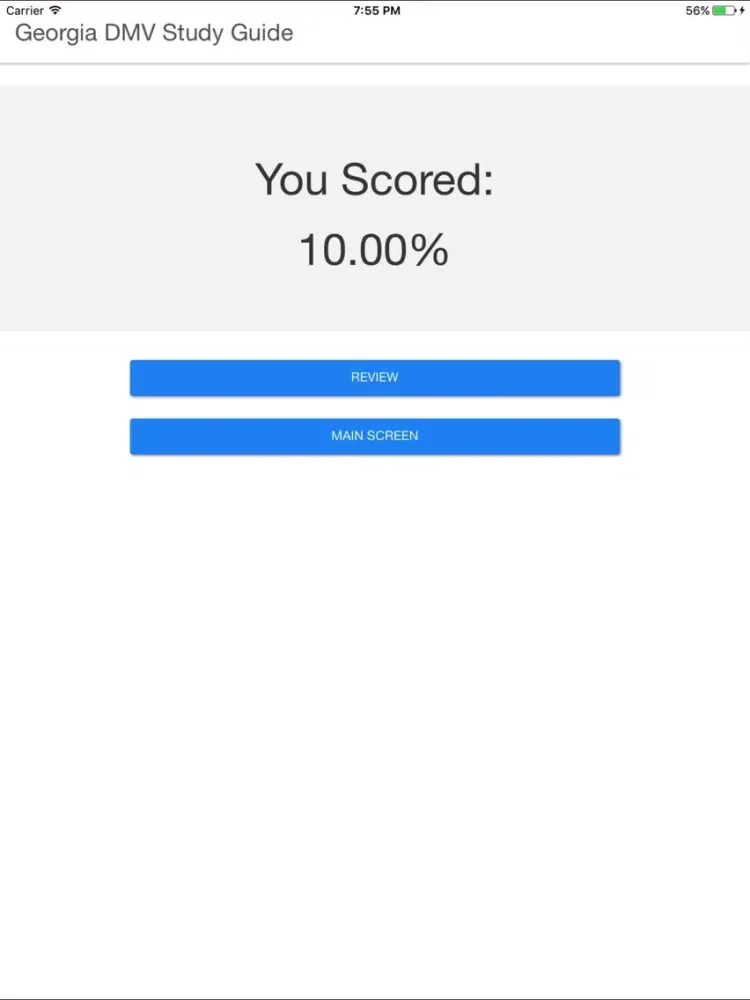 Capturas de pantalla de Georgia DMV Study Guide iPad 
