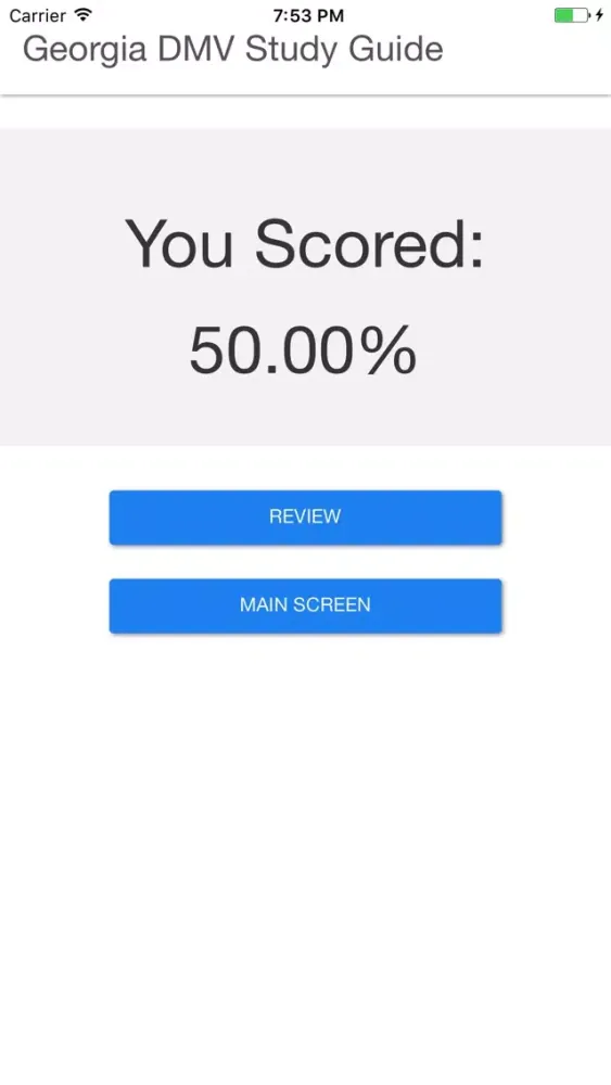 Capturas de pantalla de Georgia DMV Study Guide
