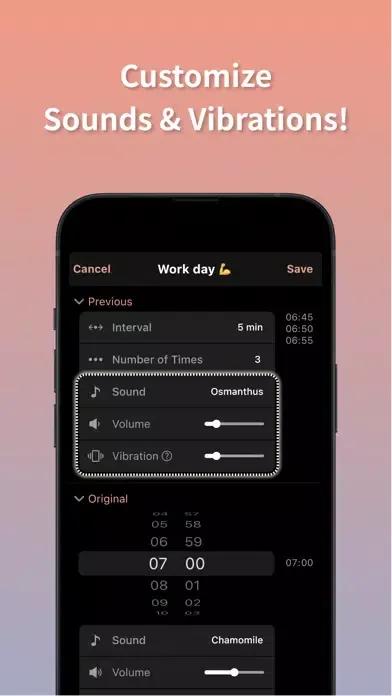 Tangkapan skrin Multiple Alarms - Easy Setting