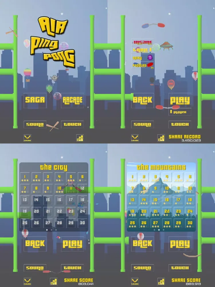Air Ping Pong Saga iPad  سکرین شاٹس