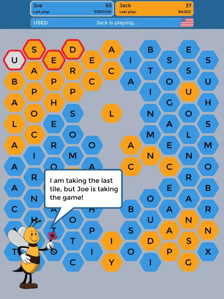 Zrzuty ekranu Wordy Bee - Find Words,Claim Tiles,Play Friends iPad 