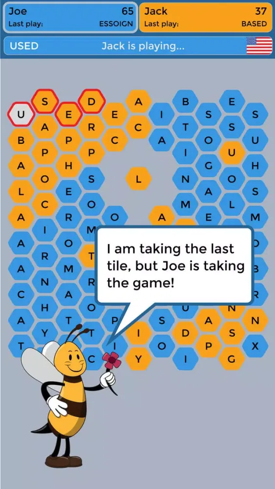 Zrzuty ekranu Wordy Bee - Find Words,Claim Tiles,Play Friends