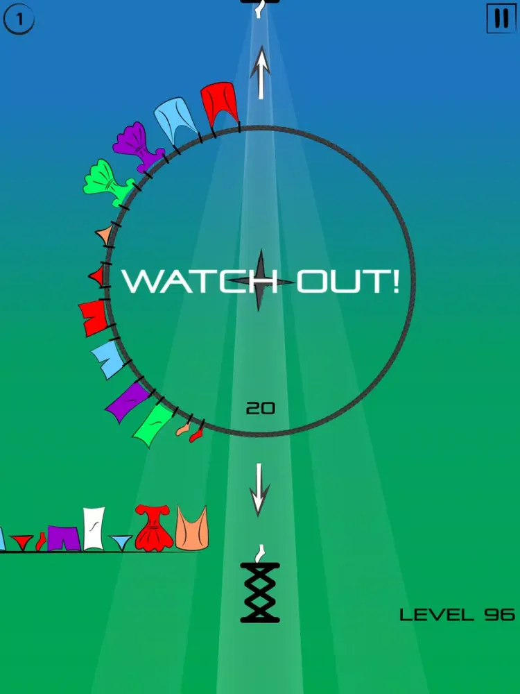 Captures d'écran de Pin Peg - One Touch Shooter Puzzle iPad 