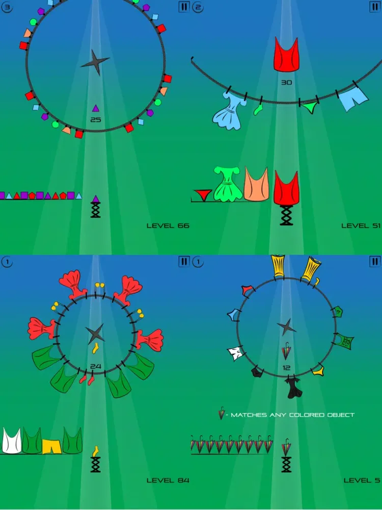 Captures d'écran de Pin Peg - One Touch Shooter Puzzle iPad 
