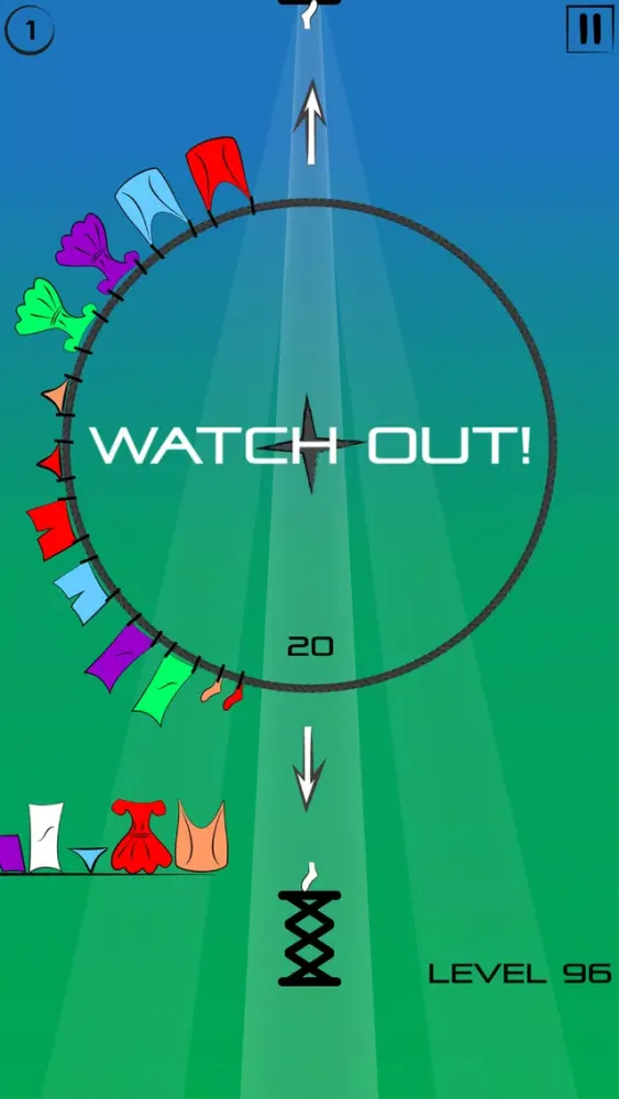 Captures d'écran de Pin Peg - One Touch Shooter Puzzle
