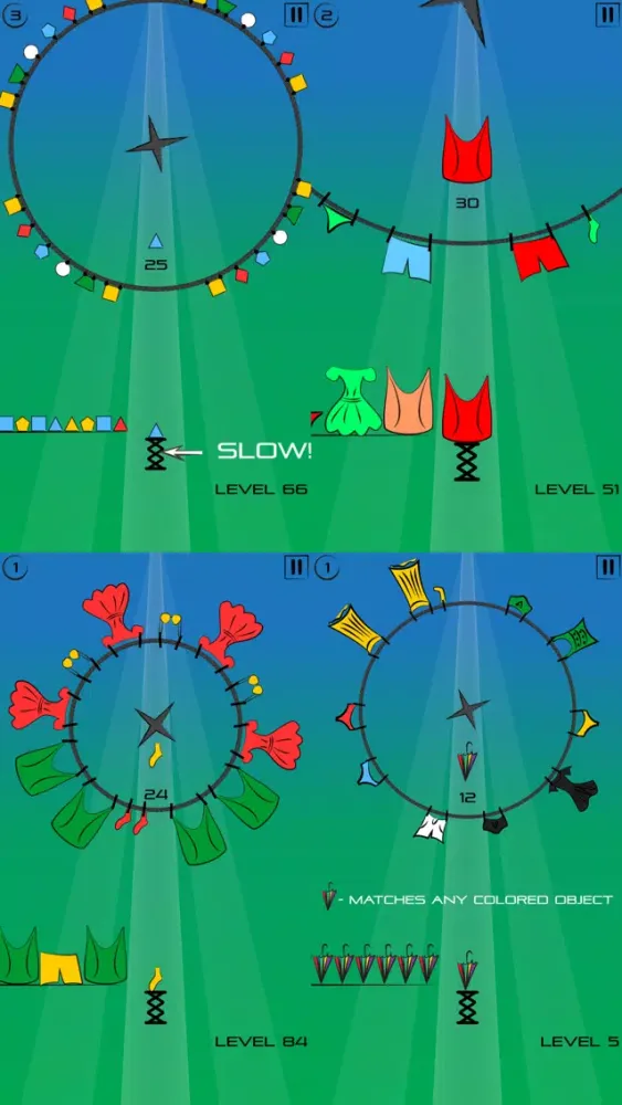 Captures d'écran de Pin Peg - One Touch Shooter Puzzle