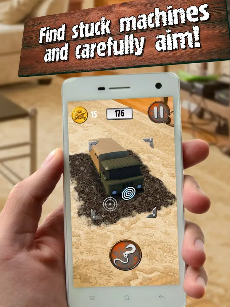 AR Pulling Chained Truck iPad  স্ক্রিনশট