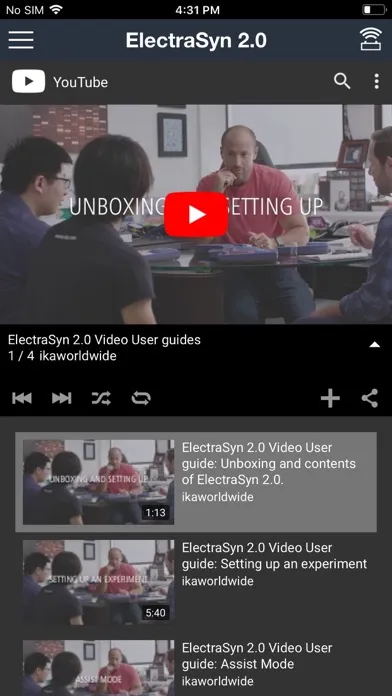 Скриншоты ElectraSyn 2.0