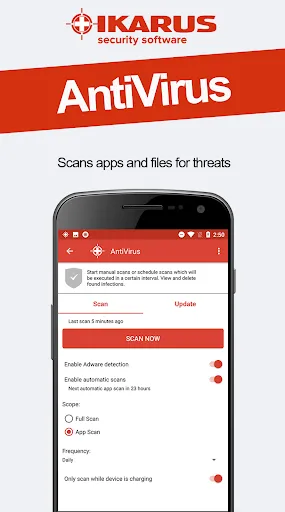 Скриншоты IKARUS mobile.security