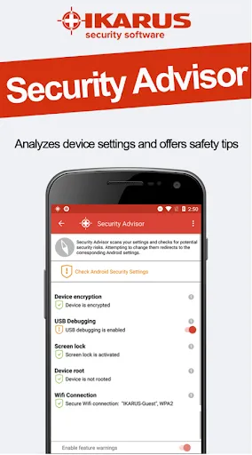 Скриншоты IKARUS mobile.security