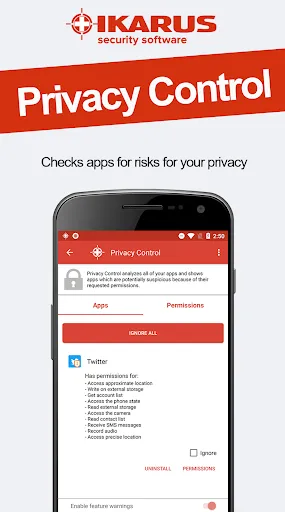 Скриншоты IKARUS mobile.security