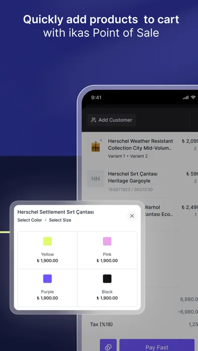 ikas Point of Sale Screenshots