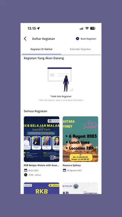 Tangkapan skrin Buku Saku Ikastara