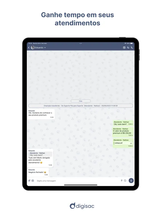 Digisac iPad  Ekran Görüntüleri