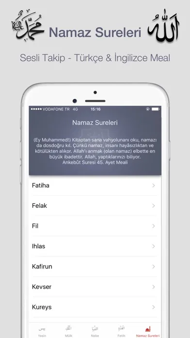 Capturas de tela do Surah Yaseen - Prayer Surah