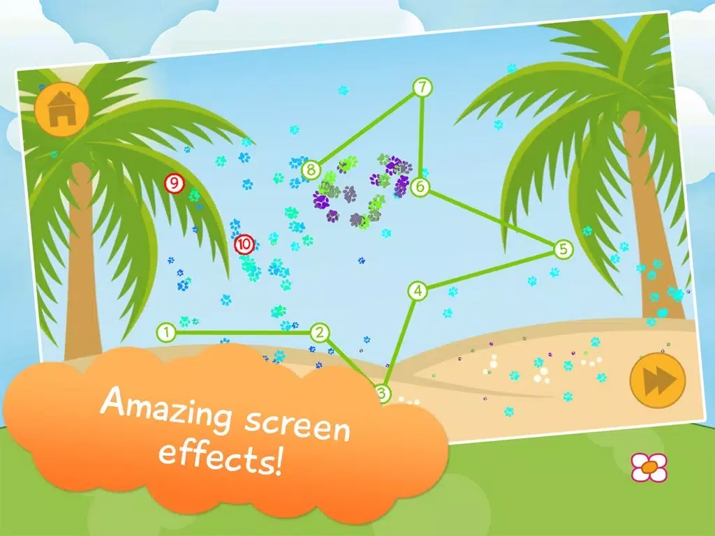Ảnh chụp màn hình của Kids Animals Connect the Dots Game iPad 